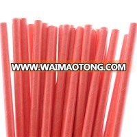 Hot Sale Biodegradable Solid Color Paper Drinking Straws , For Birthday Party Drinking Straws