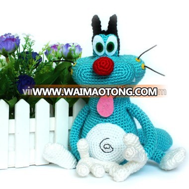 Funny Oggy: Great toys for your baby, Handmade Crochet, amigurumi plush toy, doll, oggy cartoon