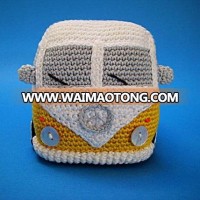 VW Campervan Bus - car toys, crochet amigurumi, toys for kids,=