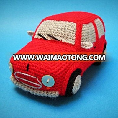 Amazing Red Car - Crochet cars, amigurumi toys