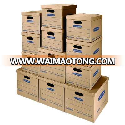 Bankers Box SmoothMove Classic Moving Kit Boxes, Tape-Free Assembly, Easy Carry Handles carton packaging box